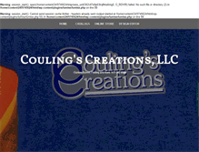 Tablet Screenshot of coulingscreations.com